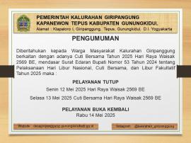Cuti Bersama Tahun 2025 Hari Raya Waisak 2569 BE
